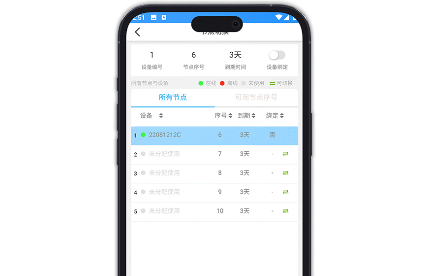 无忧IP安卓界面截图